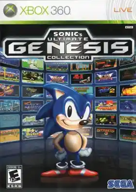 Sonics Ultimate Genesis Collection (USA) box cover front